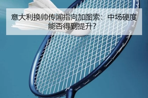 意大利换帅传闻指向加图索：中场硬度能否得到提升？